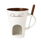 Taza Fondue de Chocolate · Kit de regalo con velas