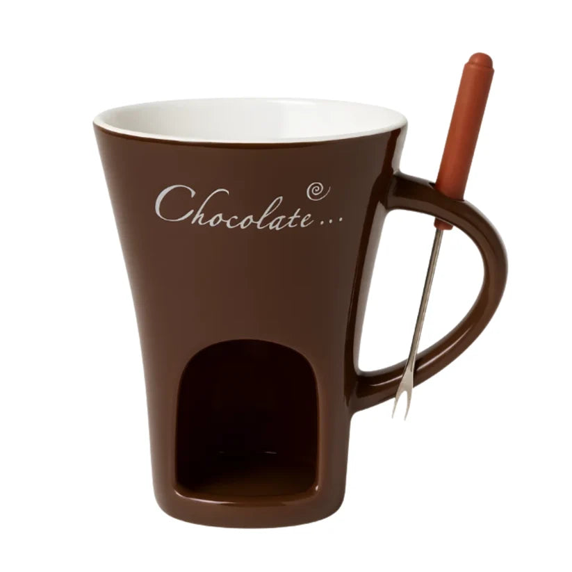 Taza Fondue de Chocolate · Kit de regalo con velas